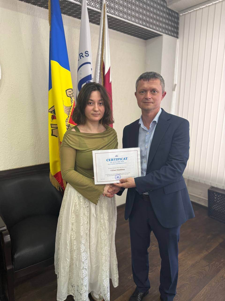 Înmânarea certificatelor câștigătorilor a Olimpiadei ULIM